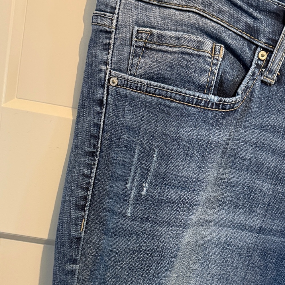 Vintage America WONDERLAND Women's Slim Straight Leg Jeans in Blue Size 14R/32 - Picture 3 of 6